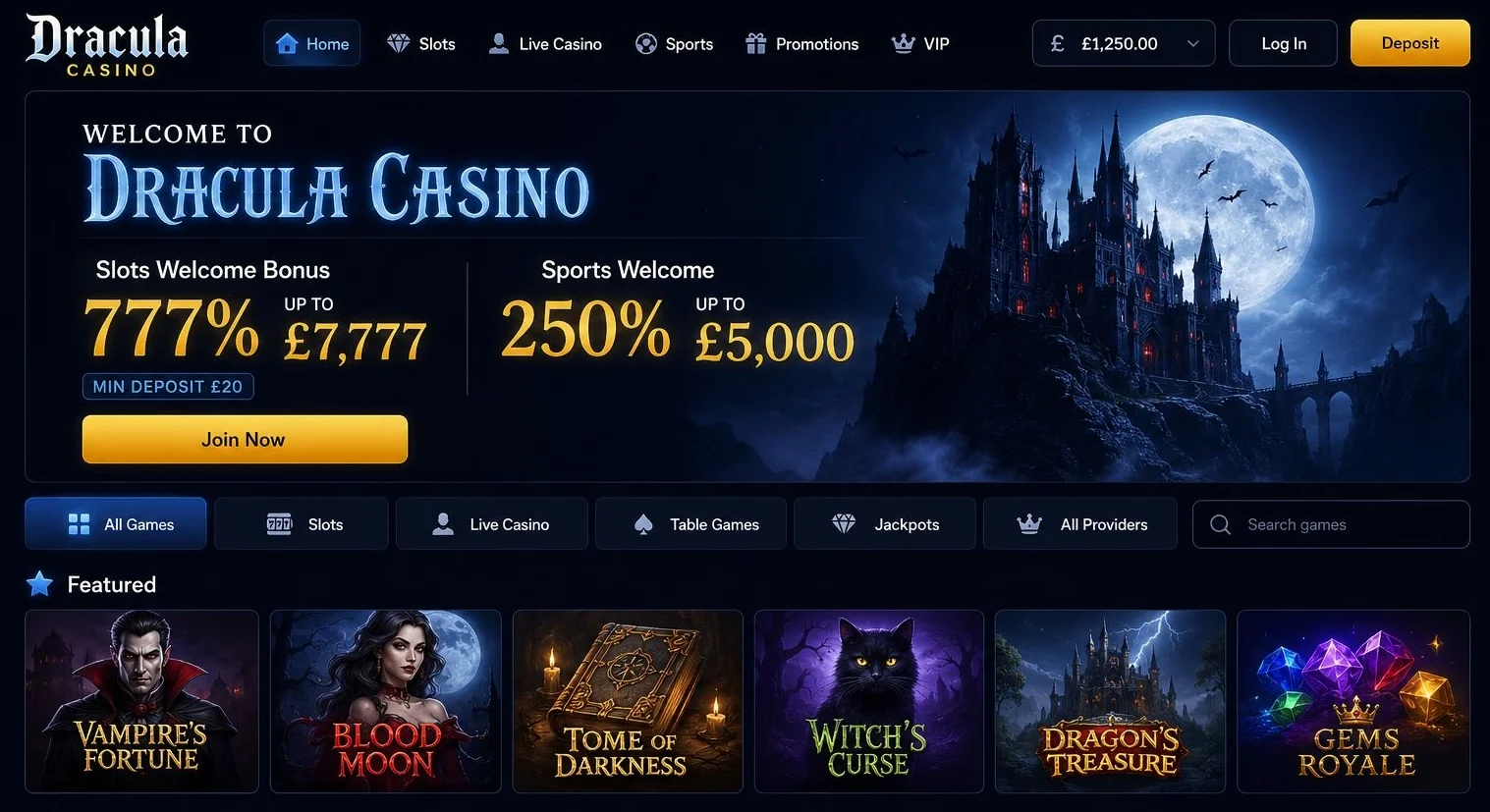 Dracula Casino reviews expert verdict pros and cons UK Dracula Casino reviews expert verdict and pros cons